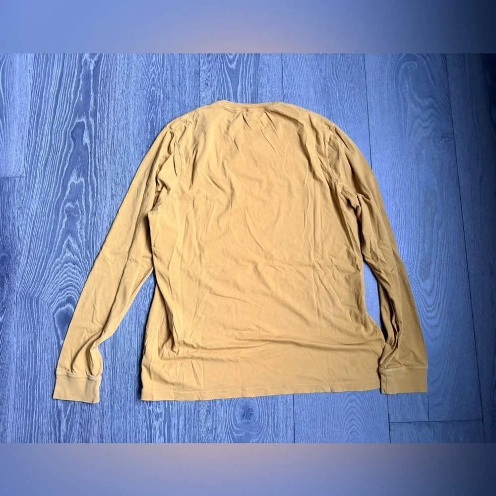 J. Crew Broken In Long Sleeve in Golden Yellow Size XL